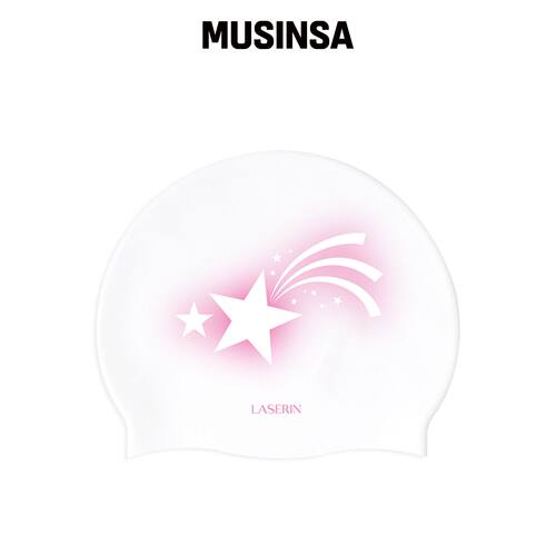 LASERIN 流星白色泳帽 MUSINSA韩国官网直邮进口