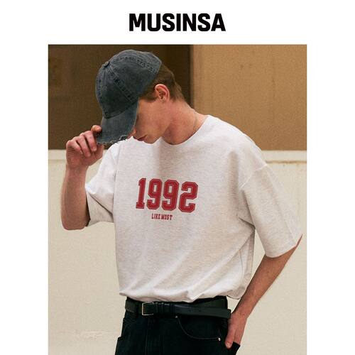 LIKE THE MOST 酷原创1992宽松T恤 4种颜色 MUSI韩国官网直邮进口