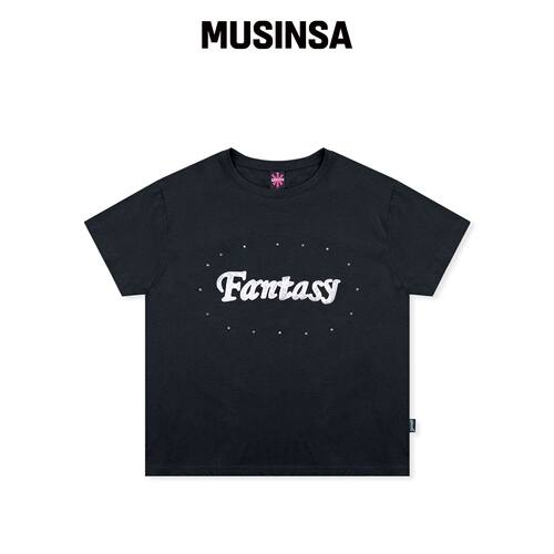 GLACK GZT005 幻想铆钉T恤（黑色） MUSINSA韩国直邮官方正品