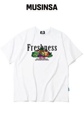 TRIPSHION FRESHNESS FRUITS & VEGE GRAPHIC T 韩国官网直邮进口