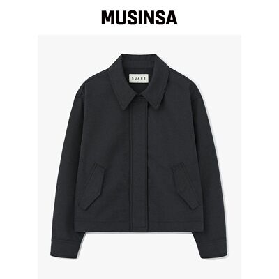 SUARE (重塑) CROPPED SANN JACKET 法国炭灰韩国官网直邮进口
