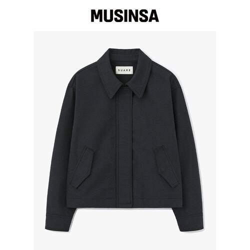 SUARE (重塑) CROPPED SANN JACKET 法国炭灰韩国官网直邮进口