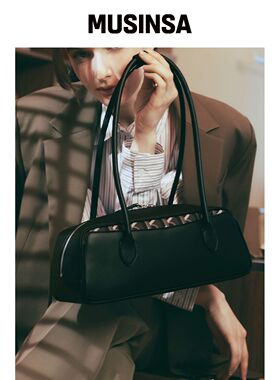 ROSA.K trapeze shoulder包 MM_BK (RSYSBC211BK韩国官网直邮进口