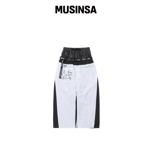 BLENT DRAW PANTS RAVEN韩国官网直邮进口MUSINSA