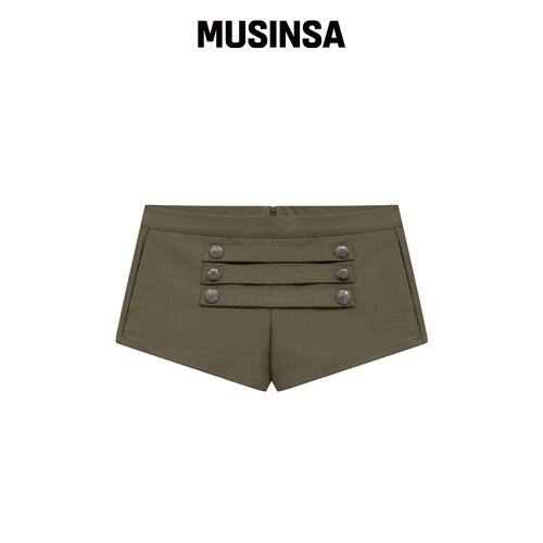 MIDNIGHT MOVE 拿破仑短裤（卡其色） MUSINSA韩国直邮官方正品