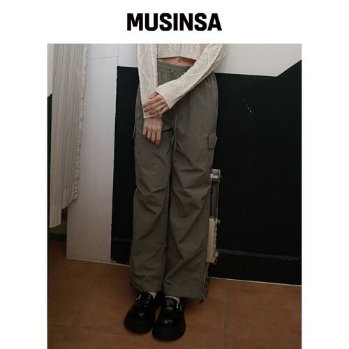 LOSSYROW String Cargo Sharing Jogger Pants  韩国官网直邮进口