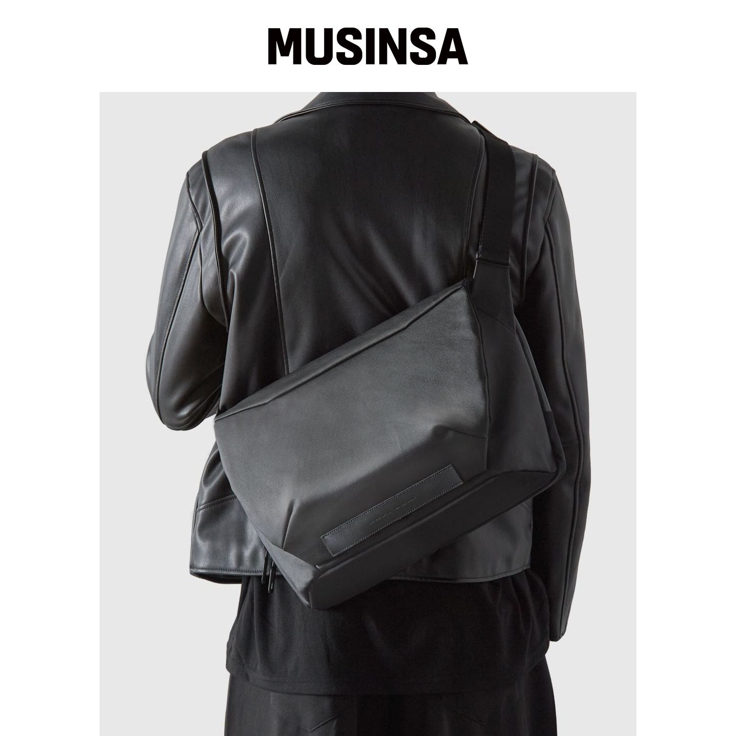 MATHEMATIK 杰农 T30 信使包 MUSINSA韩国直邮官方正品 - 实物图