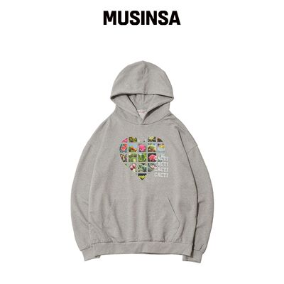 THEMUSEUMVISITOR ALL THAT CACTI 连帽卫衣（灰韩国官网直邮进口