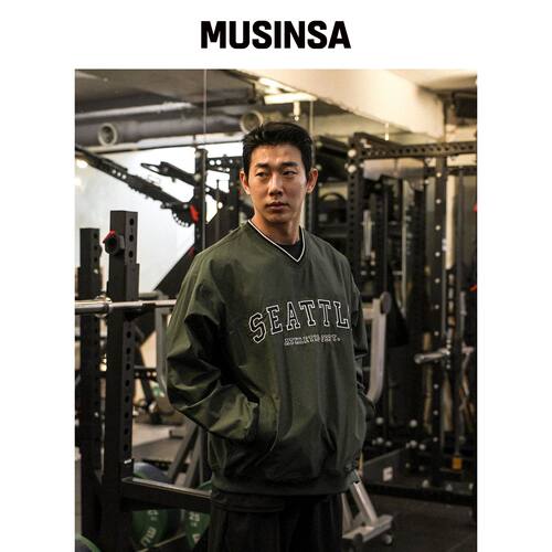 WORKOUT DNA BOVIDAS V领风衣运动衬衫韩国官网直邮进口MUSINSA