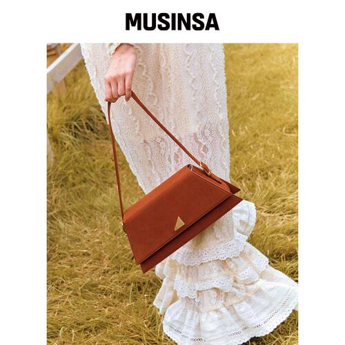 BBYB MIU SUADE shoulder包 (Friar Brown)韩国官网直邮进口