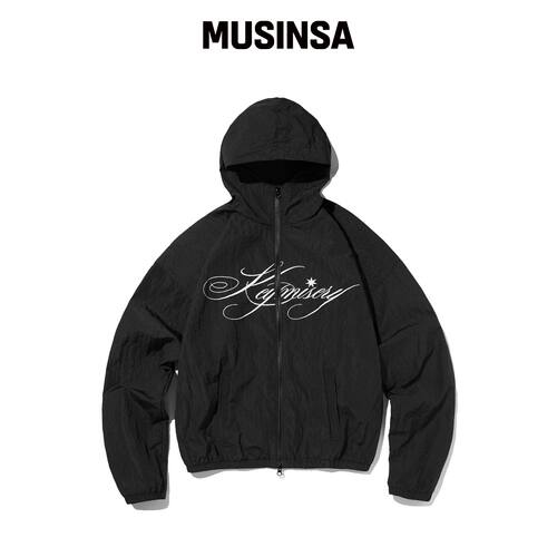 KEYMISERY BLAST LOGO 风衣 (黑色) MUSINSA韩国官网直邮进口