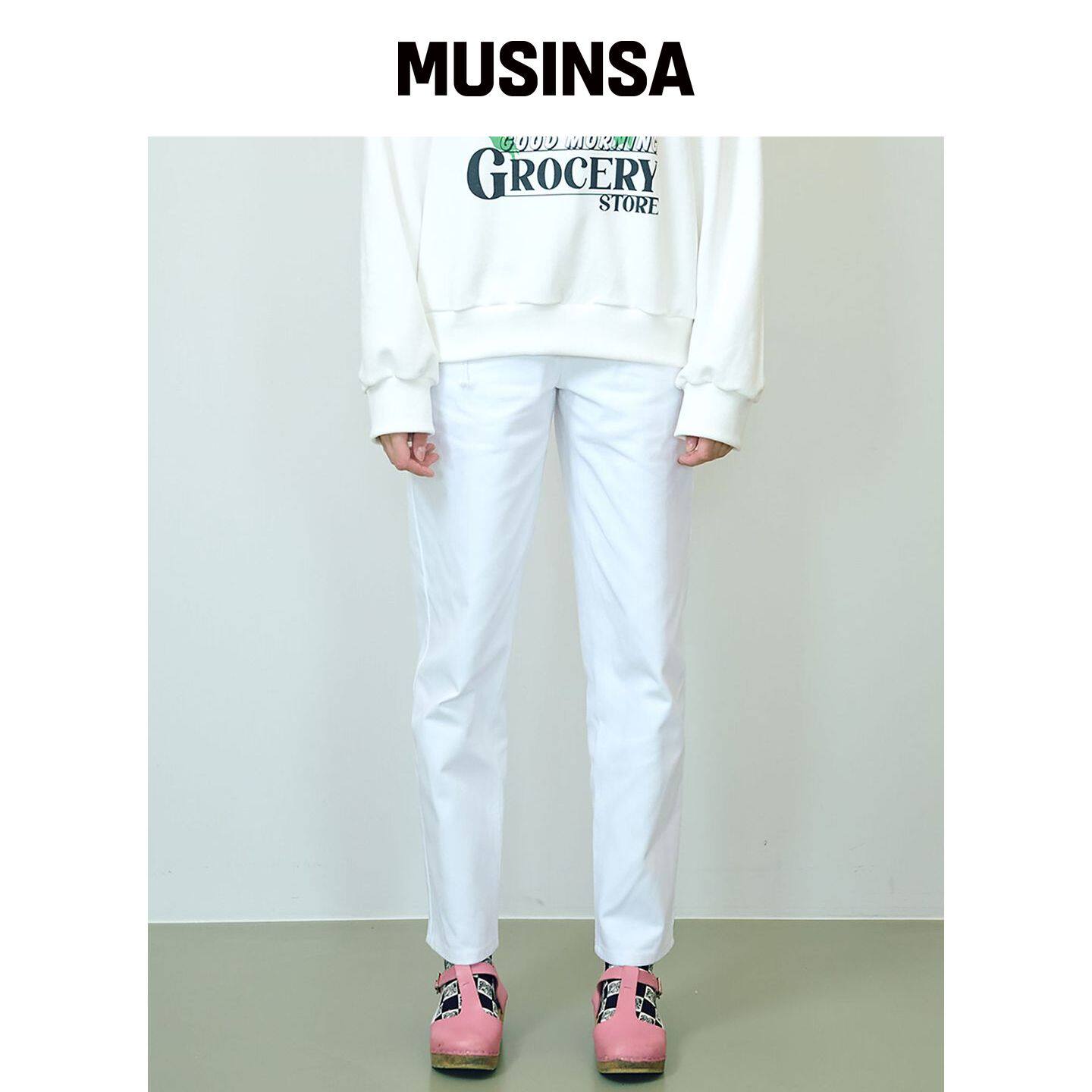 MIMICAWE MMCW 6PATH PANTS/白色 MUSINSA韩国官网直邮进口