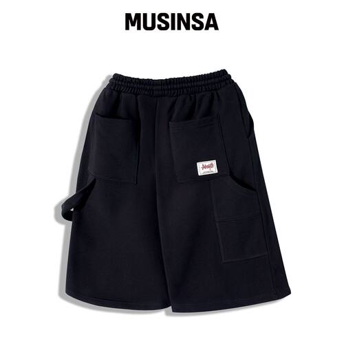 YOSEMITE 卡普特褶皱短裤 黑色 YP-501 MUSINSA韩国官网直邮进口