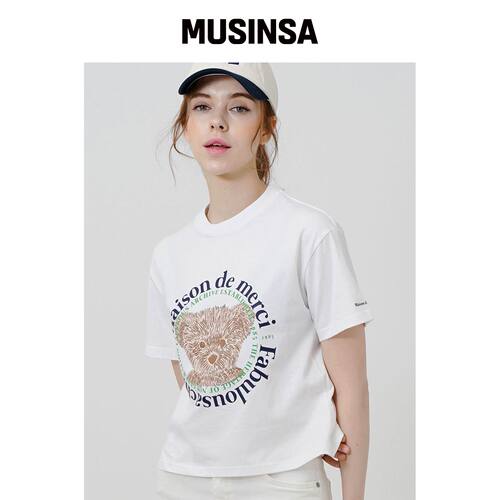 LA MAISON STUDIO WOMEN'S BEAR FRIENDS 短款上韩国官网直邮进口