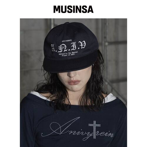 ANIV ANIV ARCHIVE CAP NAVY韩国官网直邮进口MUSINSA