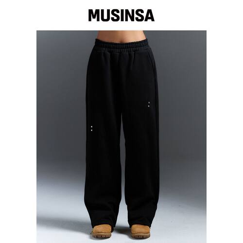 COOLSIS CS WINTER RIVET PANTS-058 (BLACK)韩国官网直邮进口