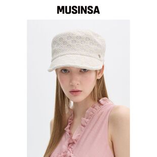 BROWNHAT SOPH.软工作帽 - 蕾丝IVORY MUSINSA韩国直邮官方正品