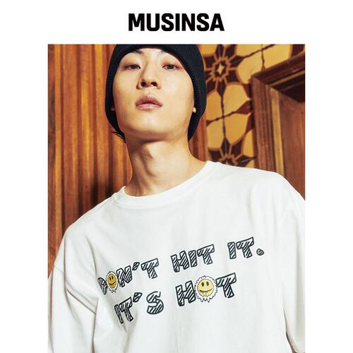 MISTER CHILD DON'T HIT T恤 白色 MUSINSA韩国官网直邮进口