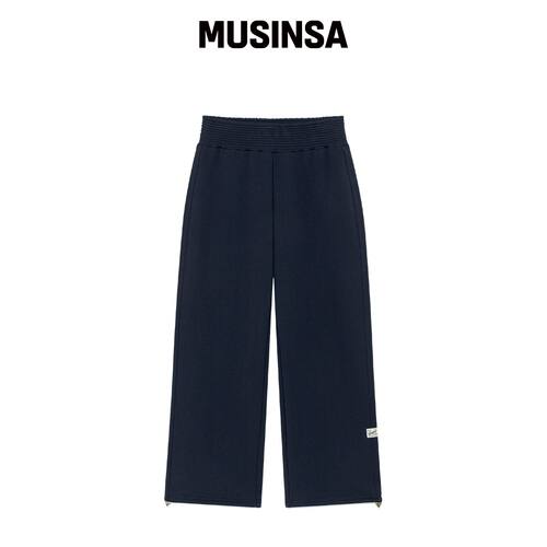 GLOWNY NOVA SMOKED STRING PANTS (NAVY) MUSIN韩国官网直邮进口