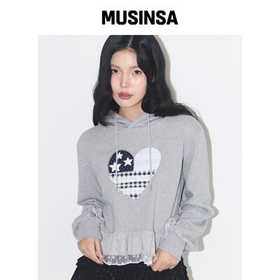 ILLIGO 连裤袜蕾丝连帽卫衣MELAAN MUSINSA韩国官网直邮进口