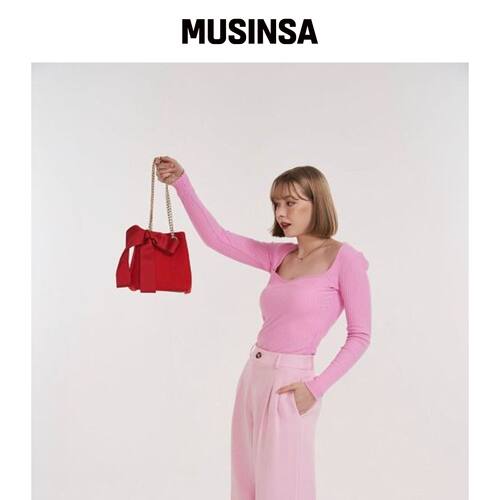 SUIN MINI Ribbon 包1-RED韩国官网直邮进口MUSINSA