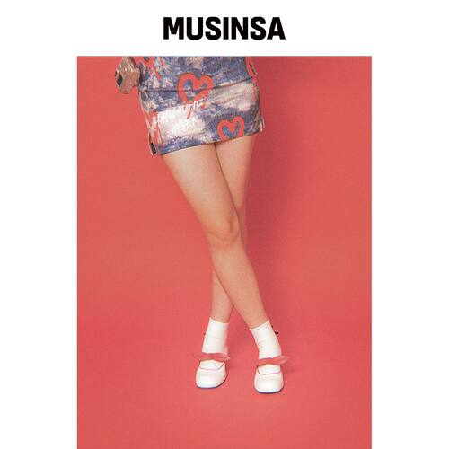 LEVASE 例如) emma mule-cream red 5cm MUSINSA韩国官网直邮进口