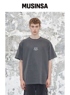 LIMELIGHT APPAREL TARA PIGMENT 星光logo T恤/韩国官网直邮进口