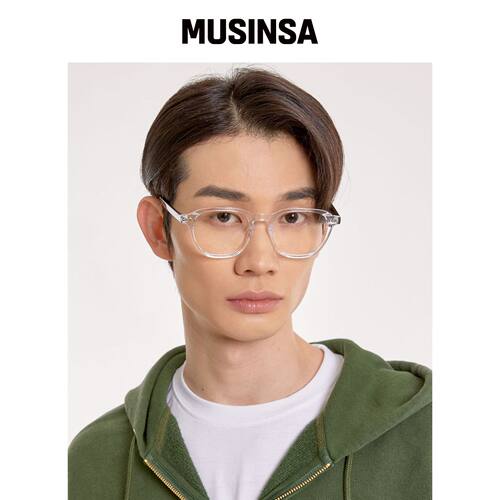 SBKA 蓝光板材框眼镜时尚潮流百搭 MUSINSA韩国官网直邮进口