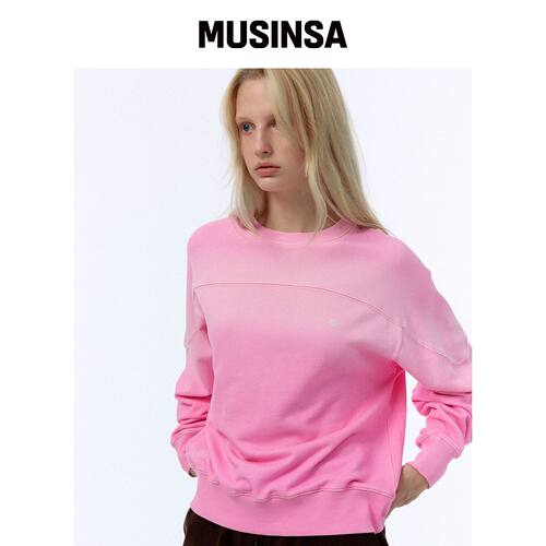 CLOVE [24FW clove] 染色卫衣（粉色） MUSINSA韩国官网直邮进口