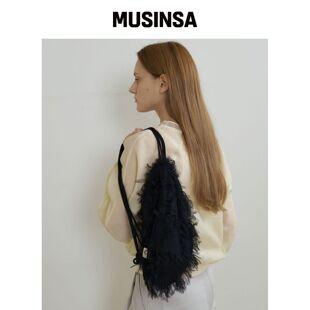 MOLLIOLLI 劳拉蕾丝包 [黑色] MUSINSA韩国官网直邮进口