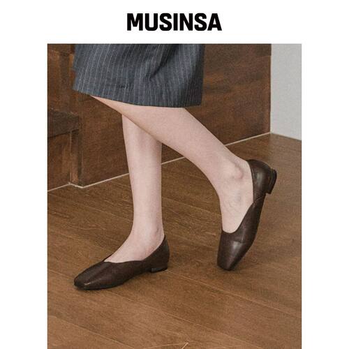 FRI FLA CLO2333日常方形平底鞋 MUSINSA韩国直邮官方正品