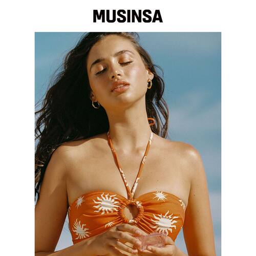 DAZE DAYZ SOLEIL RING HALTER TOP韩国官网直邮进口MUSINSA