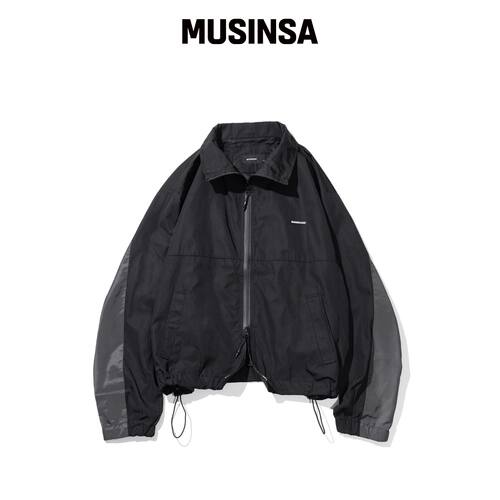 MASSNOUN 短款视觉夹克 MSHJK002-BK MUSINSA韩国官网直邮进口