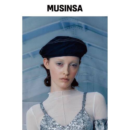 POESIEDAME PARACHUTE BERET IN BLACK韩国官网直邮进口MUSINSA