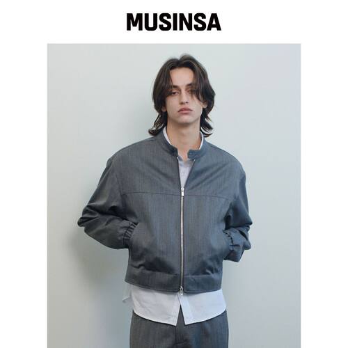 VERN STRUCTURED HERRINGBONE DRIVER JACKET ()韩国官网直邮进口