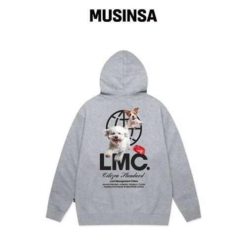 LMC FLYING PUPPY 连帽卫衣 灰色韩国官网直邮进口MUSINSA