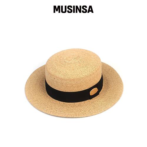 UNIVERSAL CHEMISTRY Soft Raffia Panama Hat p韩国官网直邮进口