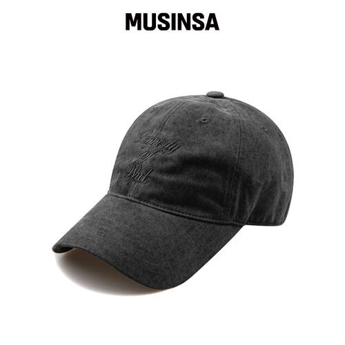 WICK 长度属性 PIGMENT WASHING CAP-CHARCOAL M韩国官网直邮进口