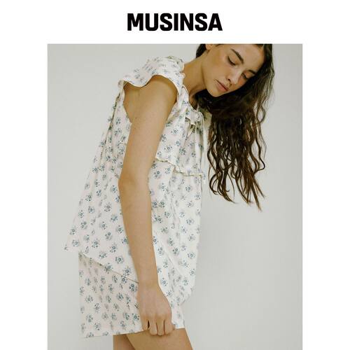 JO'S LOUNGE 阿尔卑斯无袖休闲两件套 MUSINSA韩国直邮官方正品