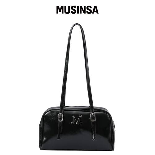 MUCENT 金属logo法棍包男女通用手提包 MUSINSA韩国官网直邮进口