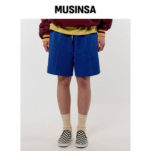 GOLDEN SUNSHINE 金色运动短裤_皇家蓝 MUSINSA韩国直邮官方正品