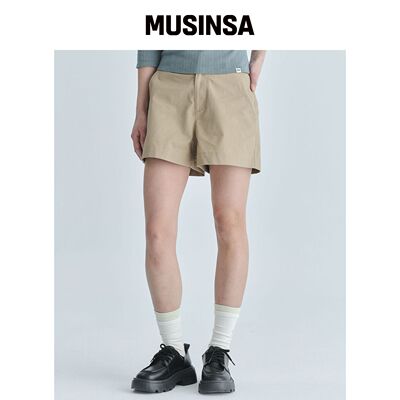 CGP (女款) 棉质卡其短裤-米色 MUSINSA韩国直邮官方正品