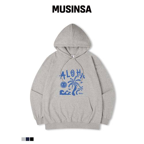 TOPBOY ALO 背带裤毛绒打印机运动卫裤 MUSINSA韩国直邮官方正品