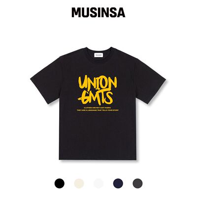 UNION GARMENTS GMTS LOGO 宽松版型短袖T恤 5种韩国官网直邮进口