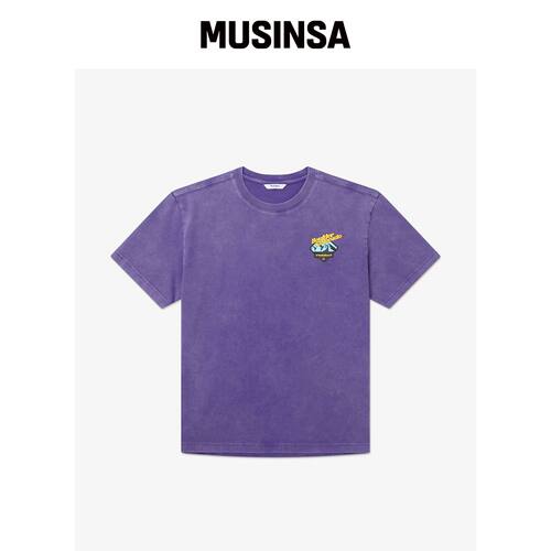 HOLUBAR Mountain Graphic T-shirt Purple韩国官网直邮进口