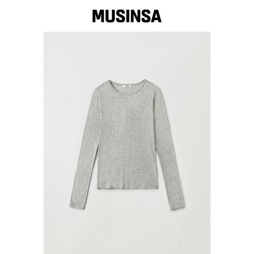 ANTOME MOIA 长袖上衣 (灰色) MUSINSA韩国官网直邮进口