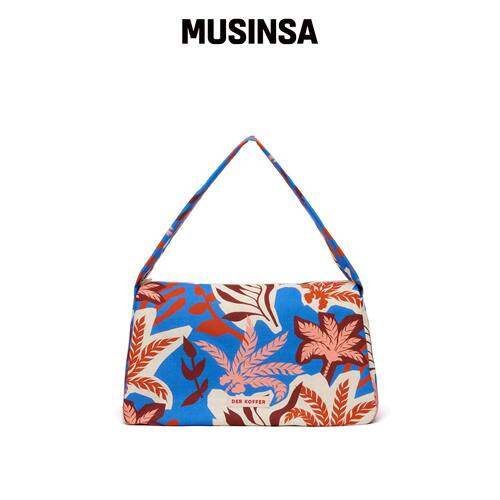 DER KOFFER HOBO TROPICAL [BLUE]_LARGE韩国官网直邮进口MUSINSA