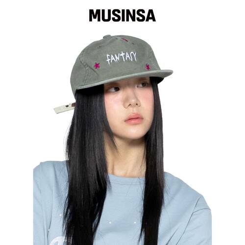 GLACK GZC003 夏季蓝幻想棒球帽 (KHAKI) MUSINS韩国官网直邮进口