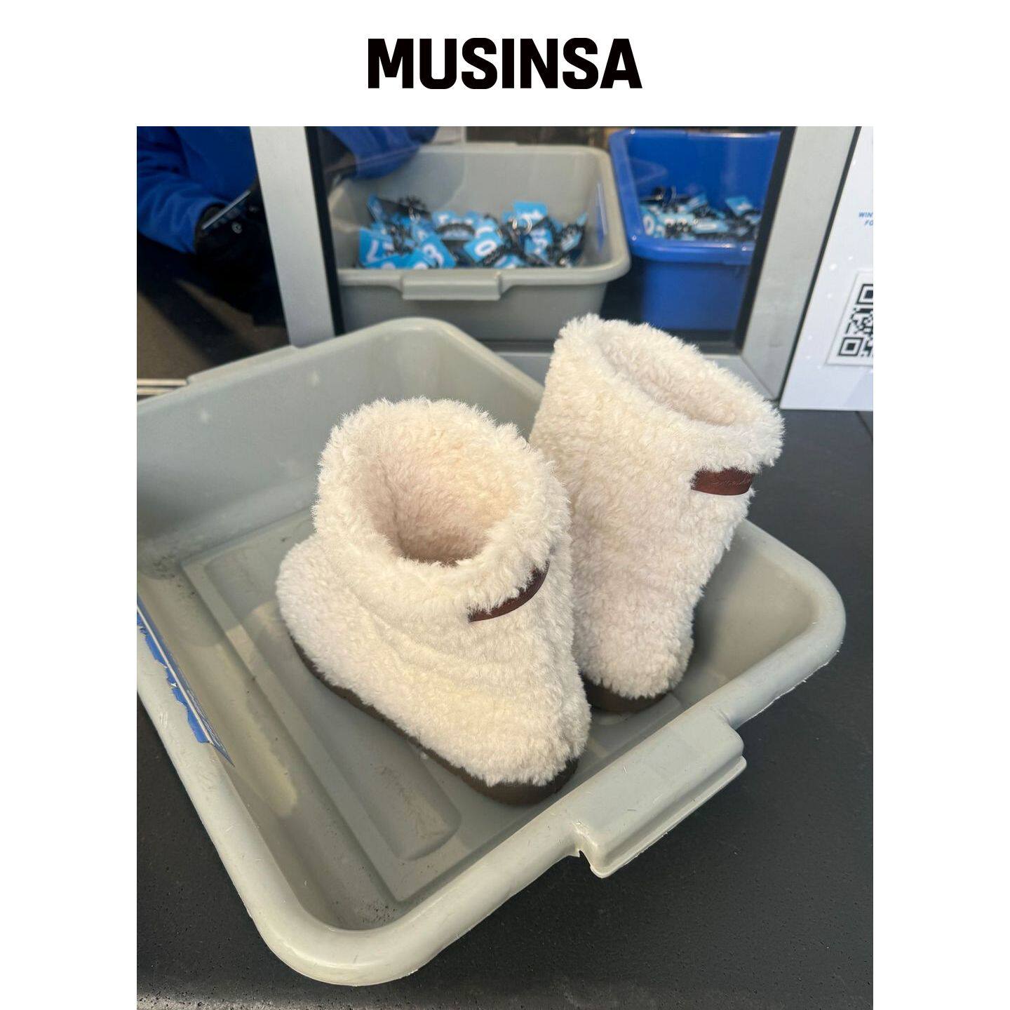 SOMEWHEREBUTTER 毛皮靴 - 2种颜色 MUSINSA韩国官网直邮进口