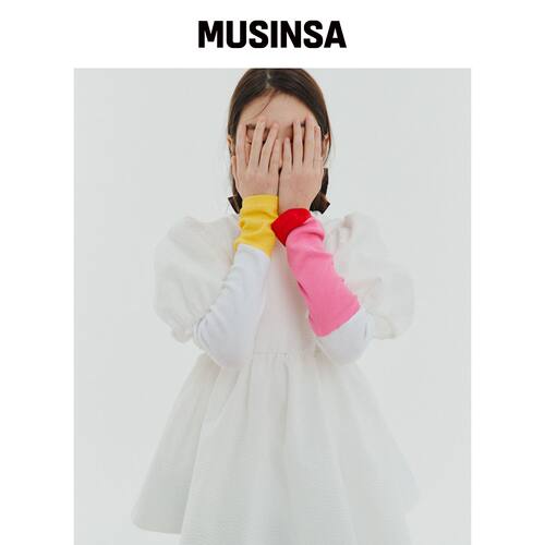 FRISE CITY BLOUSE_白色_儿童韩国官网直邮进口MUSINSA
